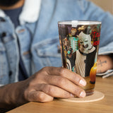 Art the Clown: Have you heard this one? Pint Glass for Horror Fans