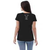 Black Phillip "Live Deliciously" Women’s v-neck t-shirt