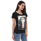 The Ring VHS Cassette Tape Women’s v-neck t-shirt