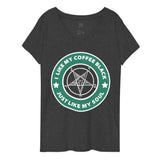 Black Coffee  Women’s v-neck t-shirt