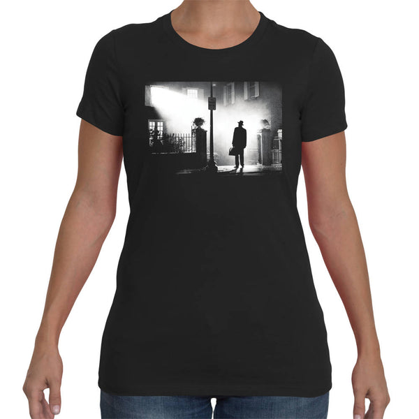 The Exorcist "Father Arrival" Ladies T-shirt